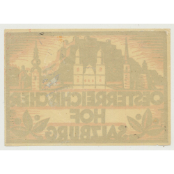 Oesterreichischer Hof - Salzburg / Austria (Vintage Luggage Label ~1930s)