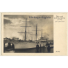 Schwimmende Groß Jugendherberge Hein Godewind / Sailing Ship (Vintage RPPC 1936)