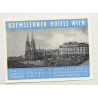 Kremslehner Hotels - Vienna (Wien) / Austria (Vintage Luggage Label)
