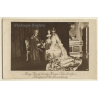 König Karoly Kiraly, Königin Zita & Kronprinz Otto (Vintage RPPC 1917)