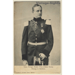 Seine Königl.Hoheit Prinz Johann Georg Herzog Zu Sachsen (Vintage PC 1904)