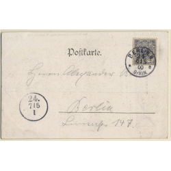 Kaiser Franz Josef Grossjährigkeits-Erklärung Kronprinz Friedrich Wilhem (Vintage PC 1900)