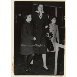 Ingrid Bergman With Twins Isabella & Isotta Rosselini (Vintage Press Photo 1963)