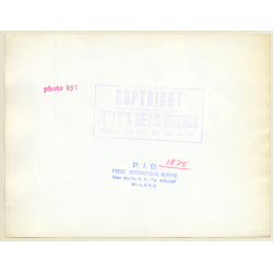 Ingrid Bergman With Her Son Robertino Rosselini (Vintage Press Photo 1950s)