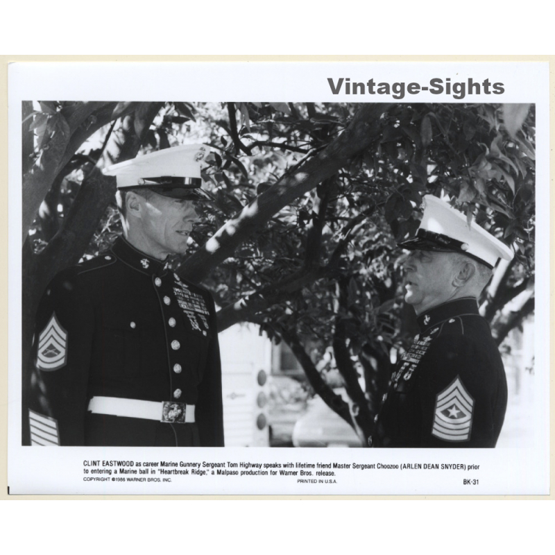 Clint Eastwood: Heartbreak Ridge / Movie Still (Vintage Photo 1986)