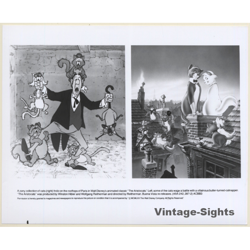 Walt Disney: Aristocats / Movie Still (Vintage Photo 1970)