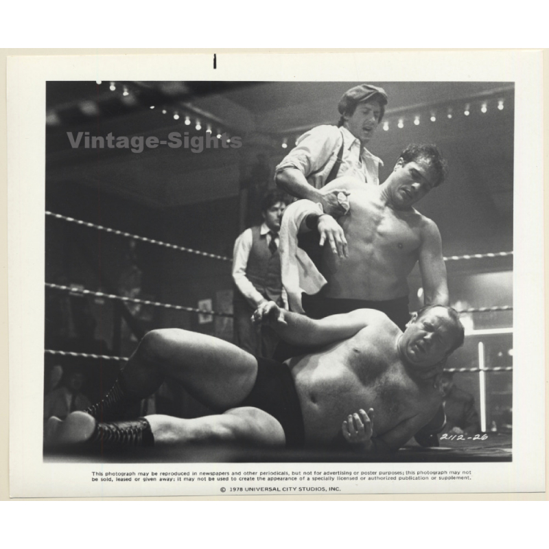 Sylvester Stallone & Lee Canalito: Paradise Alley / Movie Still - Wrestling (Vintage Photo 1978)