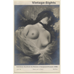 A. Penot: Sieste / Ass.Syndicale Peintres Et Sculpteurs 1908 - Nude (Vintage RPPC)