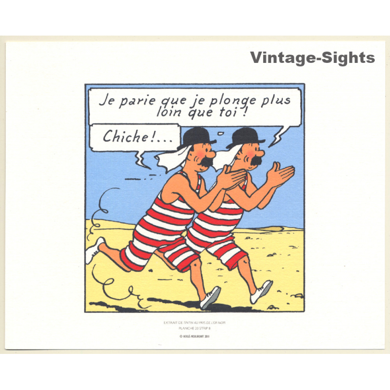 Tintin: Extrait De Tintin Au Pays De L'Or Noir *3 (Lithography Hergé Moulinsart 2011)