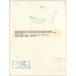 Ingrid Bergman In An Infectiously Happy Mood (Vintage Press Photo ~1960s)