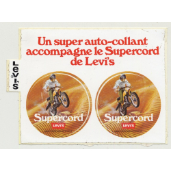 Levi's Supercord (Vintage French Advertisement Sticker)