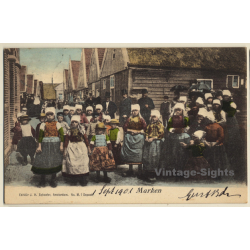 Marken / Netherlands: Kids In Traditional Costumes (Vintage PC 1901)