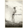 Natural Nude Female On Baltic Sea Beach (Vintage Photo GDR ~1980s)