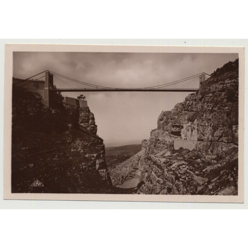 Algier / Constantine: Passerelle Sidi M'Cid Haut (Vintage Photo PC B/W C.A.P.) Algier / Constantine: Passerelle Sidi M'Cid Haut (Vintage Photo PC B/W C.A.P.)