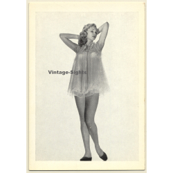 Pin-up Girl *9 / Babydoll - Blonde (Vintage Trading Card ~1950s)