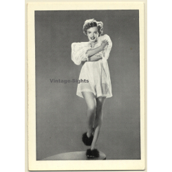 Pin-up Girl *17 / Transparent Babydoll (Vintage Trading Card ~1950s)