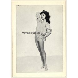 Pin-up Girl *21 / Short Jumper Dress (Vintage Trading Card ~1950s)