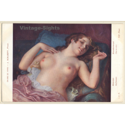 J. Scalbert: Abandon - Salon De Paris / Nude Art (Vintage PC ~1910s/1920s)