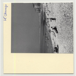 76790 Étretat: Old Fishing Boats At Beach - Jawls (Vintage Photo B/W 1963)