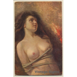 Napoleone Gradi: Martire / Erotic Art (Vintage Artist PC ~1910s/1920s)