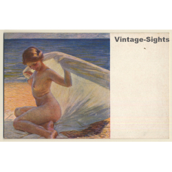 Gino Piccioni: Sulla Libera Spiaggia / Erotic Art (Vintage Artist PC ~1910s/1920s)