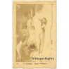 G. Barbaglia: Bagno Pompejano / Erotic Art (Vintage Artist PC ~1910s/1920s)
