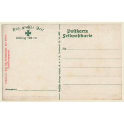 Rotes Kreuz: Infanterie Holt Sich Trinkwasser Aus Destillierapparat (Vintage PC 1914)