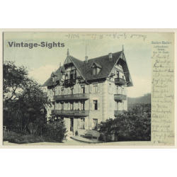 Baden-Baden / Germany: Luftkurhotel Grethel (Vintage PC 1905)