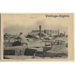 Aleppo / Syria: View Over Town / Minarets  (Vintage PC 1910s/1920s)