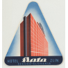 Hotel Bata - Zlin / Czech Republic (Vintage Luggage Label)