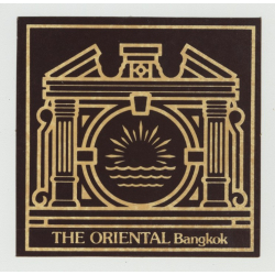 The Oriental - Bangkok / Thailand (Vintage Self Adhesive Luggage Label)