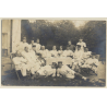 Group Of German War Invalids & Nurses WW1 / Amputee (Vintage RPPC 1910s)