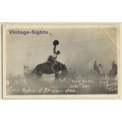 California: Rodeo At Salinas - John Bates  (Vintage RPPC 1922)