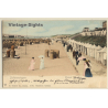 Scheveningen / Netherlands: Strand / Beach Scene *2 (Vintage PC 1902)