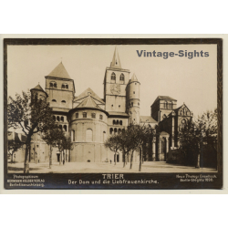 Trier: Dom & Liebfrauenkirche / Hermann Hillger Verlag (Vintage RPPC 1898)