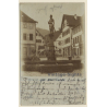 Murrhardt / Germany: Marktbrunnen (Vintage RPPC 1902)