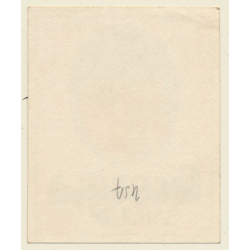 USA: Georgia Salou / Great Graphic Design (Vintage Self Adhesive Luggage Label / Sticker)