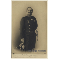 Wilhelm II Deutscher Kaiser *2 (Vintage RPPC 1907)