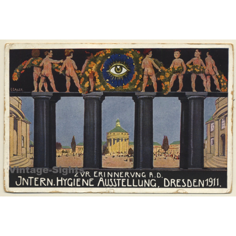 Dresden: International Hygiene Ausstellung 1911 (Vintage PC)
