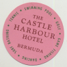 The Castle Harbour Hotel - Bermuda (Vintage Luggage Label)
