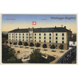 Frauenfeld / Switzerland: Kaserne - Barracks (Vintage PC ~1910s/1920s)