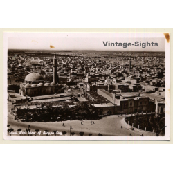 Syria: South West View Of Aleppo City (Vintage RPPC 1957)