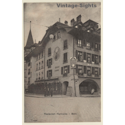 Bern / Switzerland: Restaurant Harmonie (Vintage PC 1911)