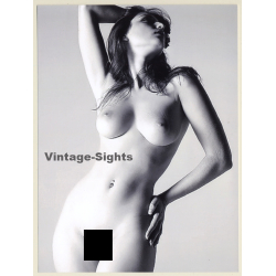 Erotic Study: Slim Nude Standing (Digital Photo Print 2000s)