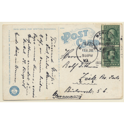 Perilous Moment - Climbing Aboard A Vessel / Pilot On Ladder (Vintage PC 1922)