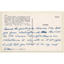 S.S. Mount Vernon Excursion Cruiser / Wilson Line (Vintage PC 1950s/1960s)