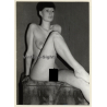 Slim Tall Nude With Great Haircut / Legs (Vintage Photo GDR ~1980s)