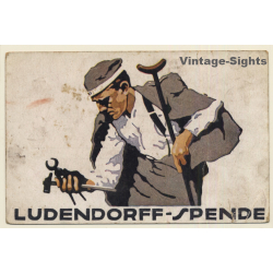 Ludwig Hohlwein: Ludendorff Spende / Veteran (Vintage PC 1910s)