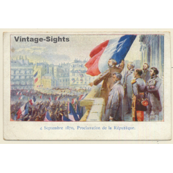 4 Septembre 1870, Proclamation De La République (Vintage PC)