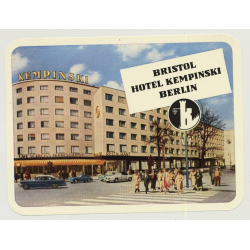 Bristol Hotel Kempinsky - Berlin / Germany (Vintage Luggage Label)